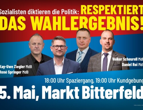 Respektiert das Wahlergebnis!
