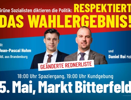 Respektiert das Wahlergebnis!